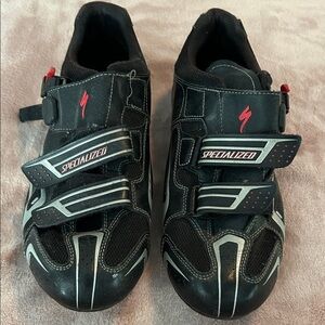 Specialized Black and Gray Cycling Shoes